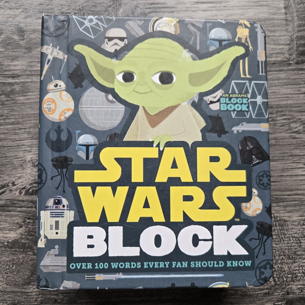 Star Wars Block Book with Green Yoda